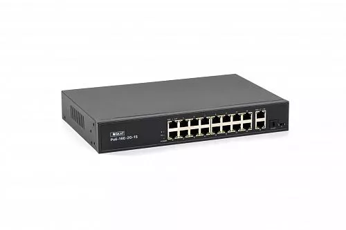 Купить Коммутатор SKAT PoE-16E-2G-1S в Челябинске от производителя