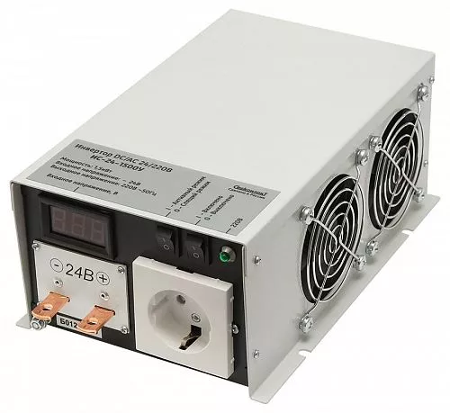Купить ИС-24-1500У инвертор, преобразователь напряжения DC/AC, 24В/220В, 1500Вт в Челябинске от производителя