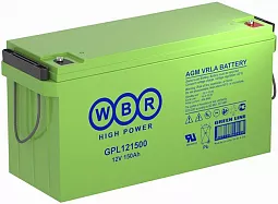 Купить Аккумуляторная батарея WBR GPL121500 в Челябинске