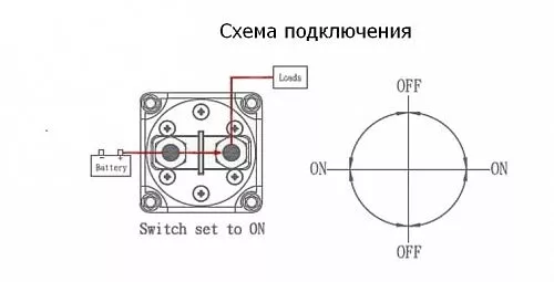 Купить Выключатель массы OFF-ON (1 АКБ) 300А в Челябинске от производителя - фото №5