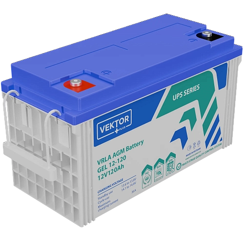 Купить Аккумуляторная батарея VEKTOR ENERGY GEL 12-120 в Челябинске от производителя