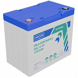 Купить Аккумуляторная батарея VEKTOR ENERGY GEL 12-55 в Челябинске